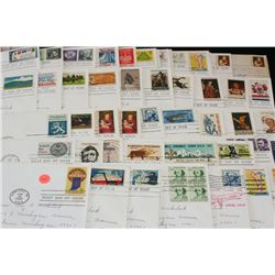 1966-1968 First Day Issue Postal Stamp W/Envelope; Various People & Events; Lot of 50