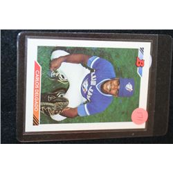 1992 MLB Topps Carlos Delgado-Toronto Blue Jays Baseball Trading Card