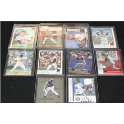 MLB Baseball Trading Card; Various Dates, Teams & Players; Lot of 10