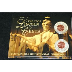 2009 Lincoln-Formative Years Penny Set; P&D Mints; UNC