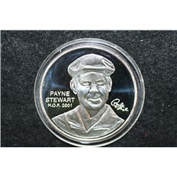 Payne Stewart H.O.F. 2001 Silver Round; PGA Tour Partners Club-World Gold Hall of Fame Collection; .