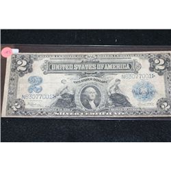 1899 US Silver Certificate $2; Blue Seal