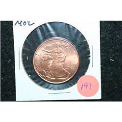 Golden State Mint Copper Round; .999 Fine Copper 1/4 Oz.