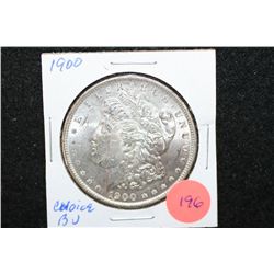 1900 Silver Morgan $1; Choice BU