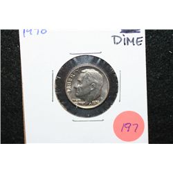 1970 Roosevelt Dime