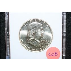 1950 Ben Franklin Half Dollar; MCPCG Graded MS64