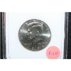 1995-P Kennedy Half Dollar; NNC Graded MS68