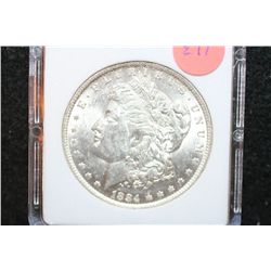 1884-O Silver Morgan $1; MCPCG Graded MS62