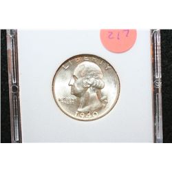 1940 Washington Quarter; MCPCG Graded MS64