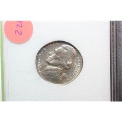 1960-P Jefferson Nickel; INB Graded MS70