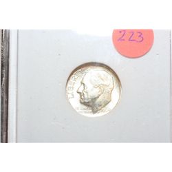 1964-D Roosevelt Dime; ANI Graded MS65