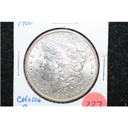 1900 Silver Morgan $1; Choice BU