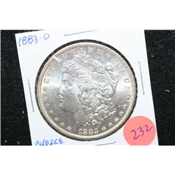 1883-O Silver Morgan $1; Choice BU