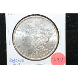 1900 Silver Morgan $1; Choice BU
