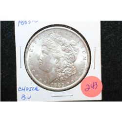 1883-O Silver Morgan $1; Choice BU