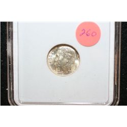 1964-D Roosevelt Dime; ANI Graded MS65