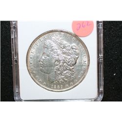 1889 Silver Morgan $1; MCPCG Graded MS60