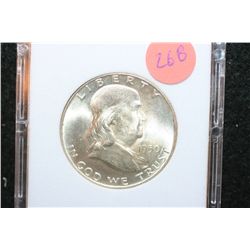 1950 Ben Franklin Half Dollar; MCPCG Graded MS63
