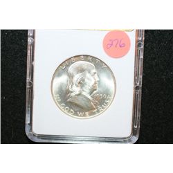 1950 Ben Franklin Half Dollar; MCPCG Graded MS64