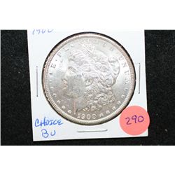 1900 Silver Morgan $1; Choice BU