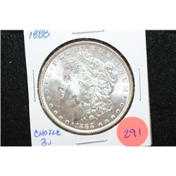 1888 Silver Morgan $1; Choice BU