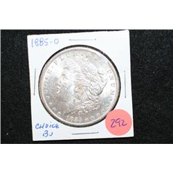 1885-O Silver Morgan $1; Choice BU