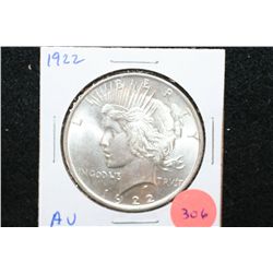 1922 Peace $1; AU
