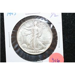 1943 Walking Liberty Half Dollar