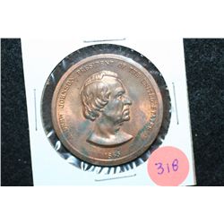 Andrew Johnson Presidential Inaugural Medal