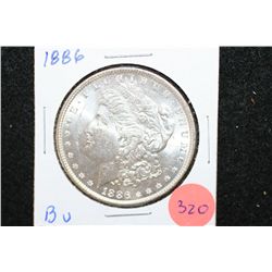 1886 Silver Morgan $1; BU