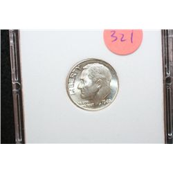 1949-D Roosevelt Dime; MCPCG Graded MS64