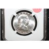 Image 1 : 1954 Ben Franklin Half Dollar; NGC Graded MS64 FBL