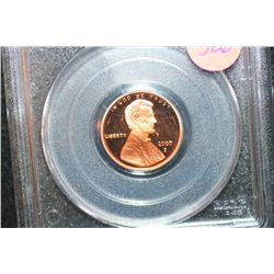 2007-S Lincoln Penny; PCGS Graded PR68RD DCAM