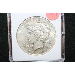 1928 Peace $1; MCPCG Graded VF20