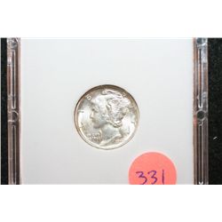 1943 Mercury Dime; MCPCG Graded MS63