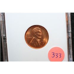 1955-S Lincoln Wheat Back Penny; MCPCG Graded MS63