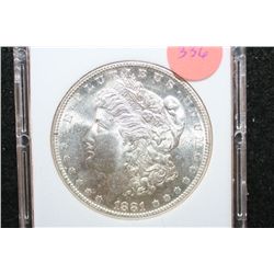 1881-S Silver Morgan $1; MCPCG Graded MS63
