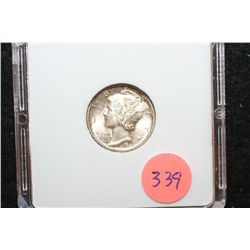 1943-D Mercury Dime; MCPCG Graded MS63