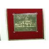 Image 2 : 1980 First Day Issue 22K Gold Replica Stamp W/Postal Stamp; American Architecture Trinity Church-Bos
