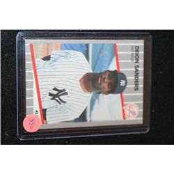 1989 MLB Fleer Deion Sanders-New York Yankees Baseball Trading Card