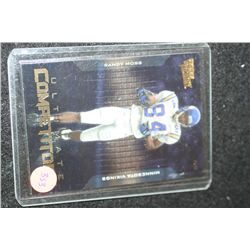2000 NFL Upper Deck Randy Moss-Minnesota Vikings Ultimate Competitors Football Trading Card