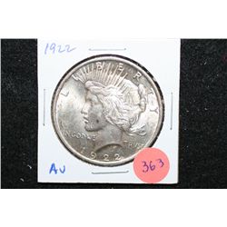 1922 Peace $1; AU