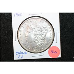 1900 Silver Morgan $1; Choice BU