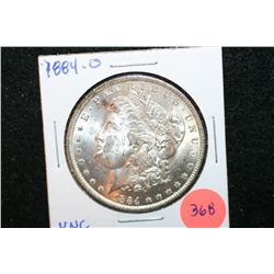 1884-O Silver Morgan $1; UNC