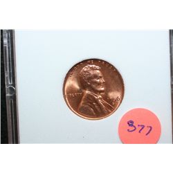 1956-D Lincoln Wheat Back Penny; MCPCG Graded MS64