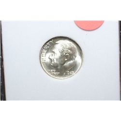 1949-S Roosevelt Dime; MCPCG Graded MS66