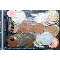 Foreign Coin & Token; Various Dates & Conditions; Lot of 50
