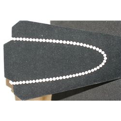 Saltwater Akota Pearl Necklace; 25" 9 MM
