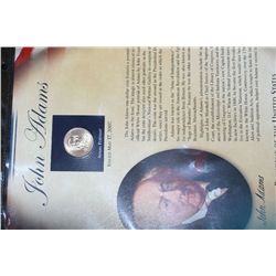 2007 US Mint John Adams $1 Presidential Coin