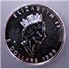 Image 2 : 1999 CANADIAN MAPLE LEAF, BU 1 OUNCE SILVER
